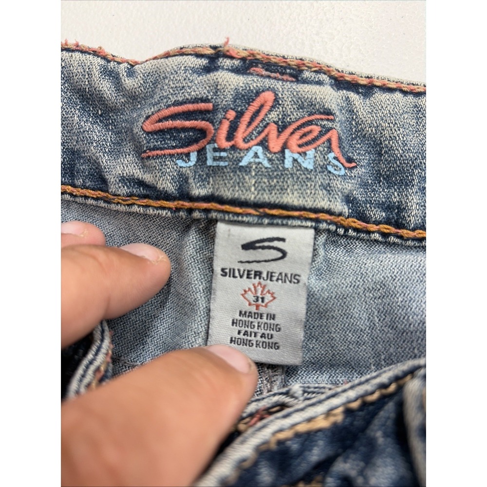 Vintage Silver Jeans Aiko Bootcut Women's 31x35 Blue Stretch Denim Pants - Picture 8 of 16